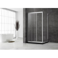 Душевой угол Veconi Rovigo RV-031, 1100х900х1950, хром, стекло прозрачное