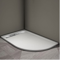 Душевой поддон Veconi Tezeo stone TZ-06L, 1200x900x30, искусственный камень, белый