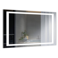 Зеркало AZARIO 1000х700 подсветка, сенсорный выключатель с функцией диммера (AZ-Z-047CS)