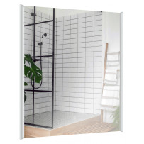 Зеркало AZARIO 600х800 в алюминиевом корпусе, подсветка, сенсорный выключатель с функцией диммера (AZ-Z-070CS)