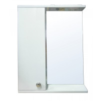 Loranto Моника Зеркало-шкаф 50 со светильником, левостороннее, 500х695х135