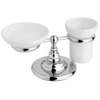 Подставка для мыльницы и стакана (без керамики) Nicolazzi Classica 1494CR