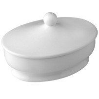 Мыльница с крышкой Nicolazzi Classica Белые и Черные 6003