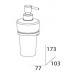 Емкость для жидкого мыла (стекло) FBS ESPERADO ESP 009