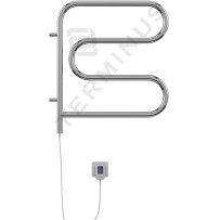 Полотенцесушитель электрический Terminus F-образный 25 ПСЭ 600x600, поворотный 