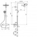 Душевая стойка Ideal Stanrd IDEALRAIN ECO EVO SL B2266AA
