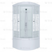 Душевая кабина Triton Стандарт 90х90 Б3 ДН3 стекло квадраты высокий поддон