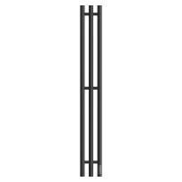 Полотенцесушитель электрический Point Деметра PN12822B П3 120x1200 диммер справа, черный