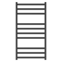 Полотенцесушитель электрический Point Меркурий PN83850B П10 500x1000, диммер справа, чёрный