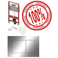 Инсталляция для унитаза TECE base 9400412 с кнопкой ХРОМ