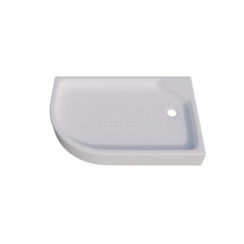 Поддон душевой полукруглый 120x80 низкий (ПД17) правый