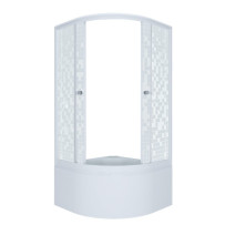 Душевойе ограждение Triton Стандарт Б1 стекло мозаика высокий поддон Щ0000025441