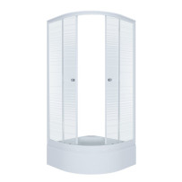 Душевое ограждение Triton Стандарт 90х90 В1 стекло полосы средний поддон