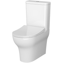 Комплект: пристенный унитаз Zentrum 60 см + тонкое сиденье микролифт с функцией биде и встроенным смесителем 