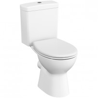 Комплект напольного безободкового унитаза S10 Open-Back с сиденьем микролифт