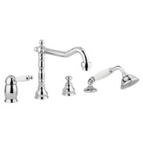 Смеситель Migliore Oxford ML.OXF-6355.BI.CRDO, хром/золото