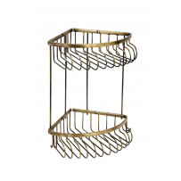 Полка 2-х уровневая угловая Boheme Medici 10622 (металл)