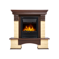 Портал Forte Classic U (угловой) камень бежевый, шпон темный дуб