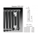 Радиатор трубчатый Zehnder Charleston 2180, 06 сек.1/2 ниж.подк. RAL9016 (кроншт.в компл)