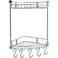 Полка Wasserkraft K-1222 2-ярусная, с крючками