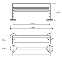 Полка Bemeta Omega 104219072