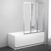 Шторка на ванну Ravak VS3 115 Rain профиль сатин 795S0U0041