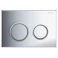 Кнопка слива инсталляций Geberit Omega 20 115.085.KH.1 хром/матовый хром