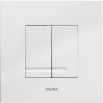 Кнопка слива инсталляций Wisa XS Delos DF белая 8050.415601
