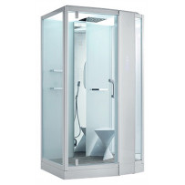 Душевая кабина Orans 120x90 SR-89105RS белая, с баней