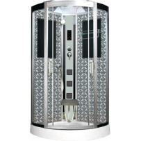 Душевая кабина 90х90 Niagara Lux 7715W хром, металлик