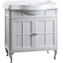 Раковина с тумбой Caprigo Borgo 80 bianco-grigio