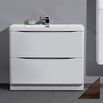 Раковина с тумбой BelBagno Ancona-N 90 rovere more напольная