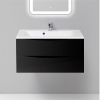Тумба под раковину подвесная BelBagno Marino 90 nero lucido