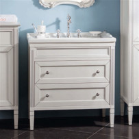 Раковина с тумбой Caprigo Albion Promo 80 bianco-grigio с ящиками