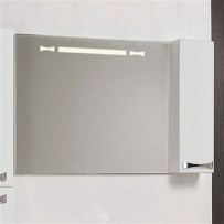 Зеркало с шкафом Акватон Диор 100 белый 1A167902DR01R