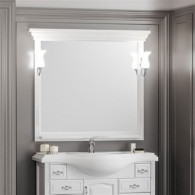 Зеркало для ванной Opadiris Риспекто 100 белое матовое Z0000012655