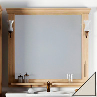 Зеркало для ванной Opadiris Риспекто 100 слоновая кость 