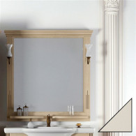 Зеркало для ванной Opadiris Риспекто 95 слоновая кость 