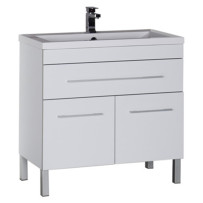 Тумба под раковину Aquanet Верона 90 белая, 1 ящик, 2 двери