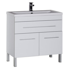 Тумба под раковину Aquanet Верона 90 белая, 1 ящик, 2 двери