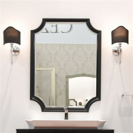 Зеркало для ванной Aqwella 5 stars LaDonna черное LAD0207BLK