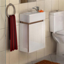 Тумба под раковину подвесная Акватон Эклипс М светлый эбони R