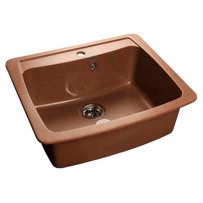 Мойка из мрамора GranFest Standart GF-S605 терракот