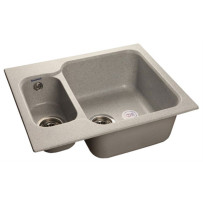 Мойка из мрамора GranFest Standart GF-S615K серый