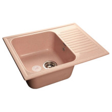 Мойка из мрамора GranFest Standart GF-S645L светло-розовый
