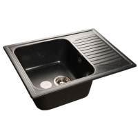 Мойка из мрамора GranFest Standart GF-S645L черный
