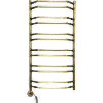 Полотенцесушитель электрический Domoterm Лаура П12 50x98,5, античная бронза, L 
