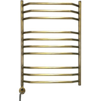 Полотенцесушитель электрический Domoterm Лаура П10 50x80, античная бронза, L 