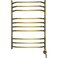 Полотенцесушитель электрический Domoterm Лаура П10 50x80, античная бронза, R 