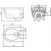 Унитаз подвесной укороченный SSWW NC2037V ультратонкое сиденье